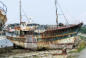 Bretagne-Camaret-fin de vie pour ce bateau rouillé