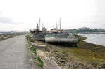 Bretagne-Camaret-cimetière de bateaux 1