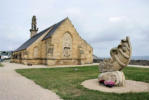 Bretagne-Camaret-sculpture et chapelle Notre Dame de Rocamadour