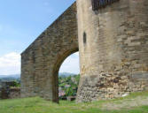 Foix : arc boutant du château