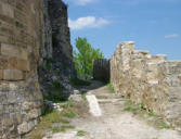 Foix : chemin de ronde du château