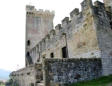 Foix : Tour Carrée, enceinte à créneaux du château