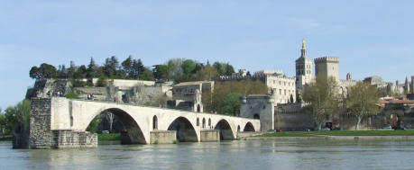 Avignon : pont Saint Bénézet dit pont d'Avignon