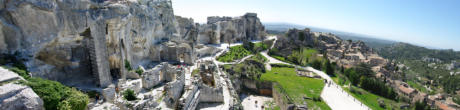 Les Baux de Provence : le château et le village