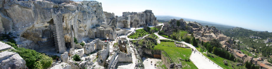 Les Baux de Provence : le château et le village