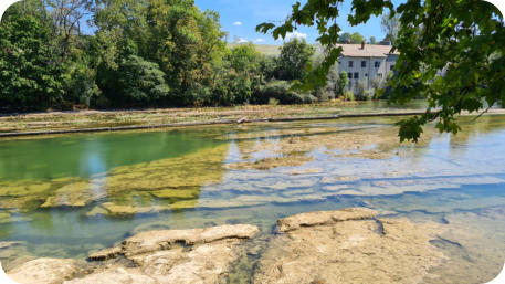 Pont de Poitte : les marmites