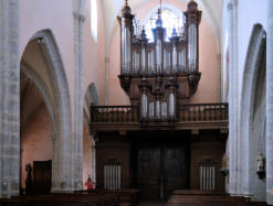 Poligny : collégiale Saint-Hippolyte, les orgues