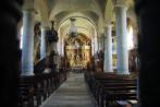 église Saint-Valère :nef et autel