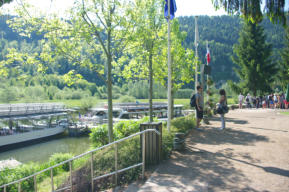 Saut du Doubs : embarcadère
