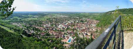 Poligny : vue sur la ville