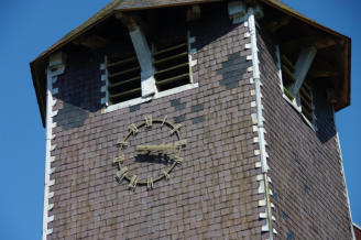 Châtillon sur Broué : église Notre Dame, le clocher